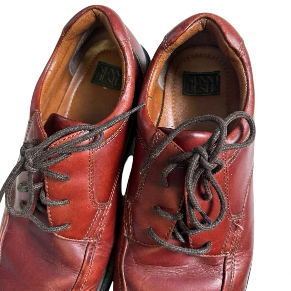 Nunn Bush Men's Brown Leather Dress Casual Oxford‎ Shoes - Size 10 Vintage SU